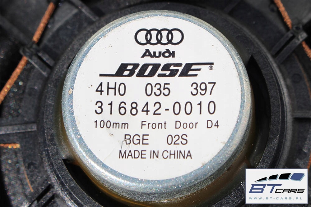 Audi A8 Ηχείο ηχείων + Ενισχυτής 4G0035223B BOSE 4H 4H0 4H035397 4H00 Product image