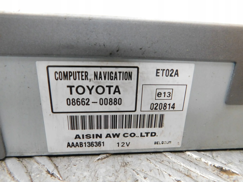TOYOTA AVENSIS T25 NAVIGATION READER 08662-00880 Product image