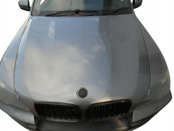 BMW X5 E70 ZDERZAK AERO MASKA BŁOTNIKI PRZÓD KOMPLETNY SPACEGRAU A52/7 Product image