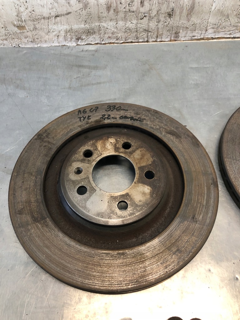 Πίσω φρένα Audi A6 C7 Σφιγκτήρες Brembo Discs 330mm μπλοκ αρχικό σετ Product image
