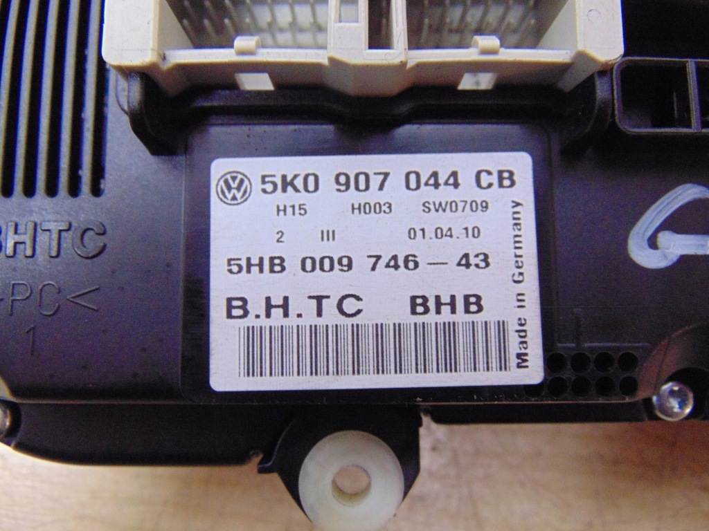 ΠΙΝΑΚΑΣ ΕΛΕΓΧΟΥ VW GOLF VI 5K0907044CB Product image