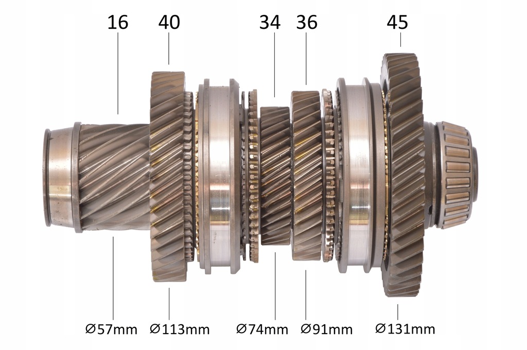 Άξονας μετάδοσης κίνησης 02E DQ250 DSG VW AUDI Product image