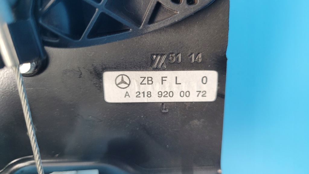 MERCEDES W218 CLS 350 LOCK ΚΛΕΙΔΑΡΙΑ ΛΑΒΗ ΚΑΘΙΣΜΑΤΟΣ ΑΡΙΣΤΕΡΑ A2189200072 Product image