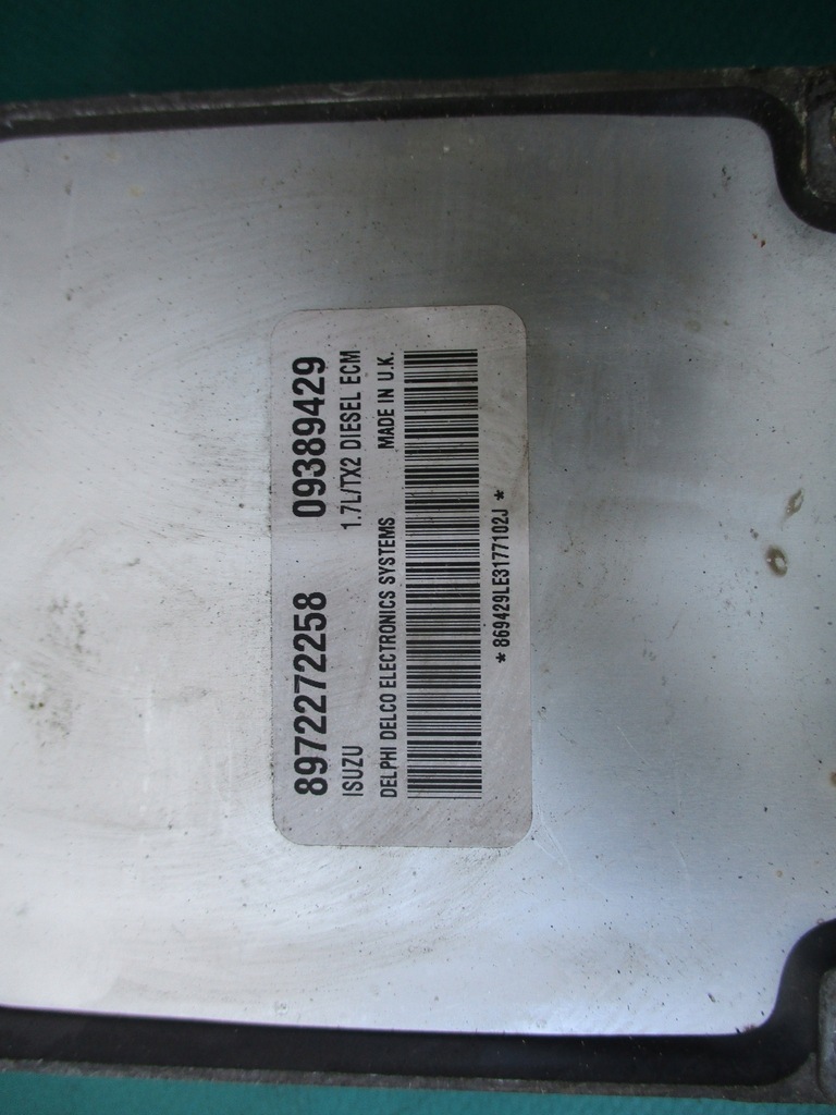 ΕΛΕΓΧΟΣ ΚΙΝΗΤΗΡΑ OPEL CORSA C 1.7 DTI 8972272258 Product image
