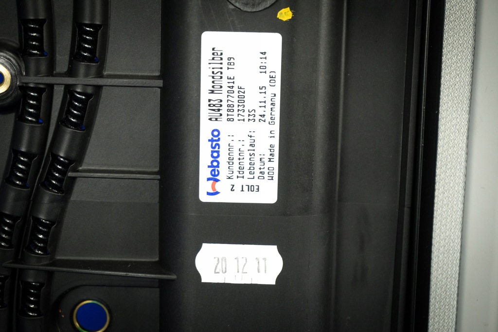 Ηλιοροφή οροφή Audi A5 S5 Spb 8T8 8T8877041E TB9 Product image