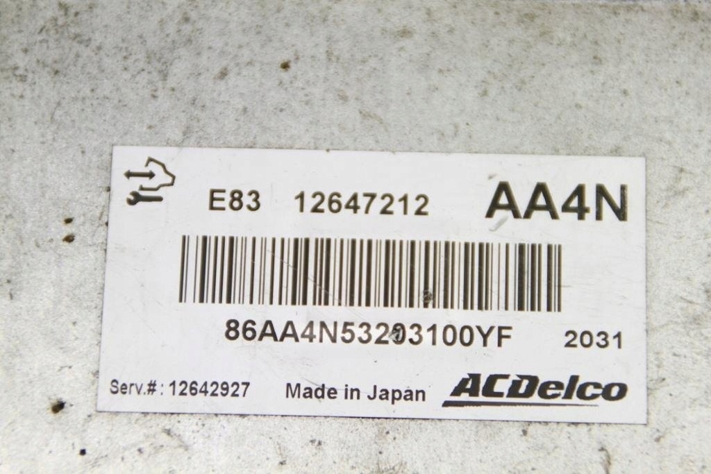 Opel Astra H (L48) Υπολογιστής κινητήρα 12647212 1.8L Βενζίνη 2005 Product image