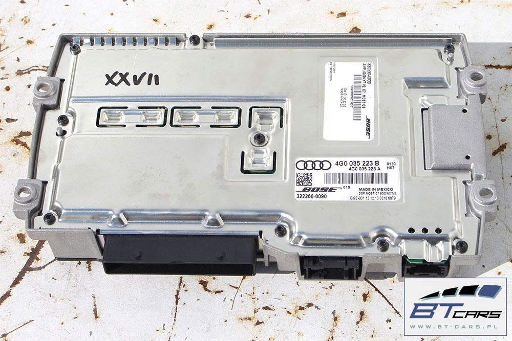Audi A8 Ηχείο ηχείων + Ενισχυτής 4G0035223B BOSE 4H 4H0 4H035397 4H00 Product image