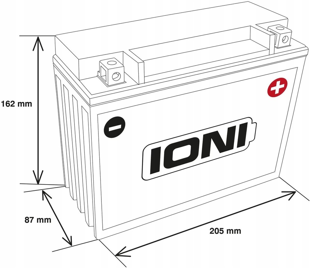 13/527B IONI ITX24HL-BS BATTERY 12 V 5 AH 123452 Product image