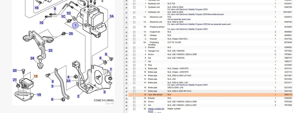 Saab 9-5 2003 Άλλα Product image