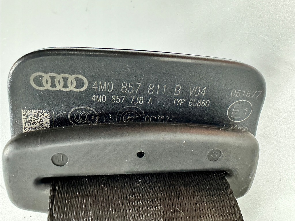 AUDI Q7 SQ7 II 4M ΖΩΝΗ ΑΣΦΑΛΕΙΑΣ ΠΙΣΩ ΑΡΙΣΤΕΡΑ, 3η ΣΕΙΡΑ 4M0857811B Product image
