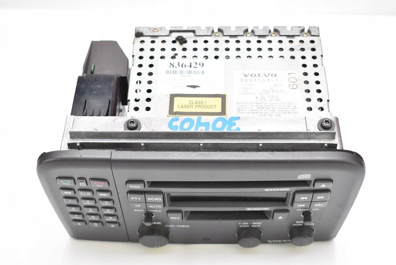 RADIO CD RDS PLAYER CASSETTE 9496564-1 8622401 VOLVO S80 1 I 98-06 Product image