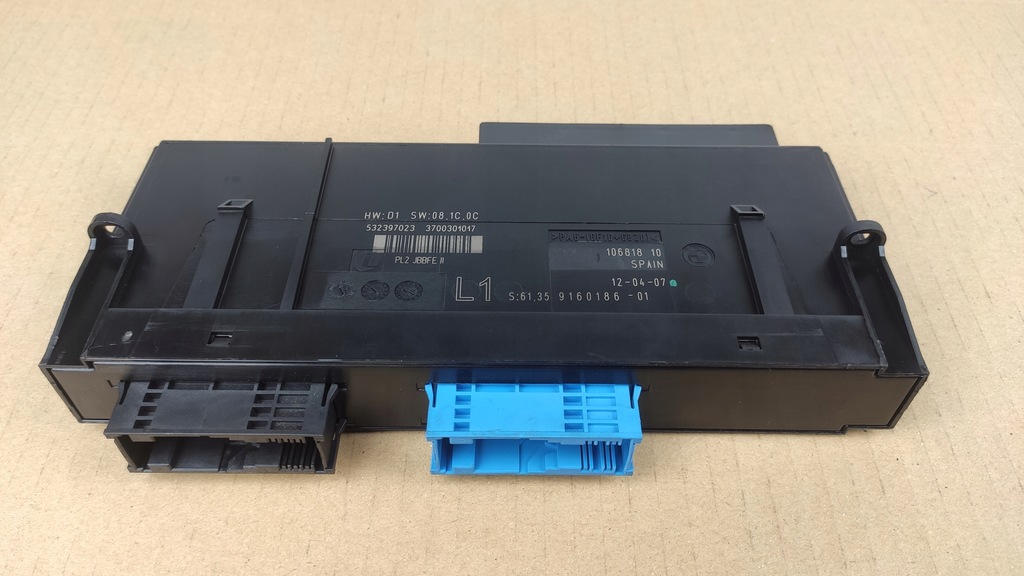 BMW E87 E90 COMFORT MODULE PL2 JBBFE II L1 9160186 Product image