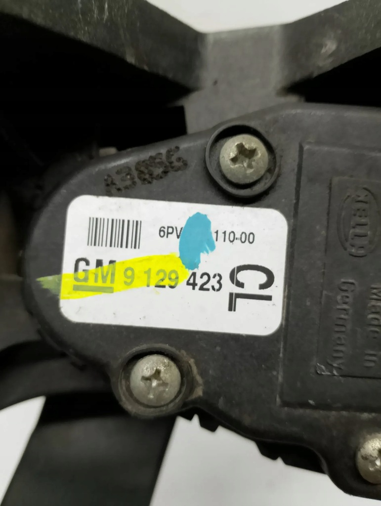 ΠΟΤΕΝΣΙΟΜΕΤΡΟ ΠΕΔΑΛ ΓΚΑΖΙΟΥ OPEL CORSA C 1.0B 9129423CL Product image