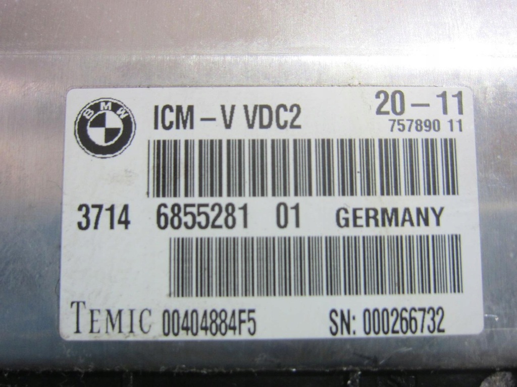ΜΟΝΑΔΑ ΕΛΕΓΧΟΥ BMW 6 F12 F10 F06 ICM 37146855281 Product image