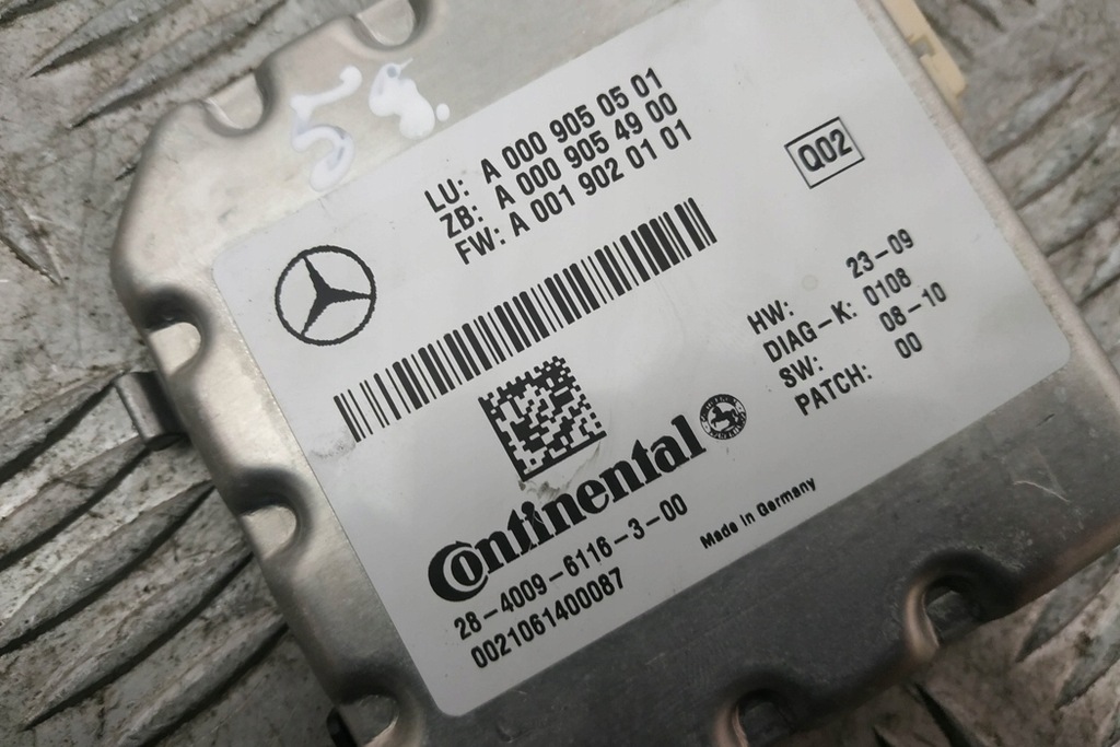 Mercedes-Benz E Front Camera (W212) A0009050501 2.1L Diesel 150kW 2010 Product image