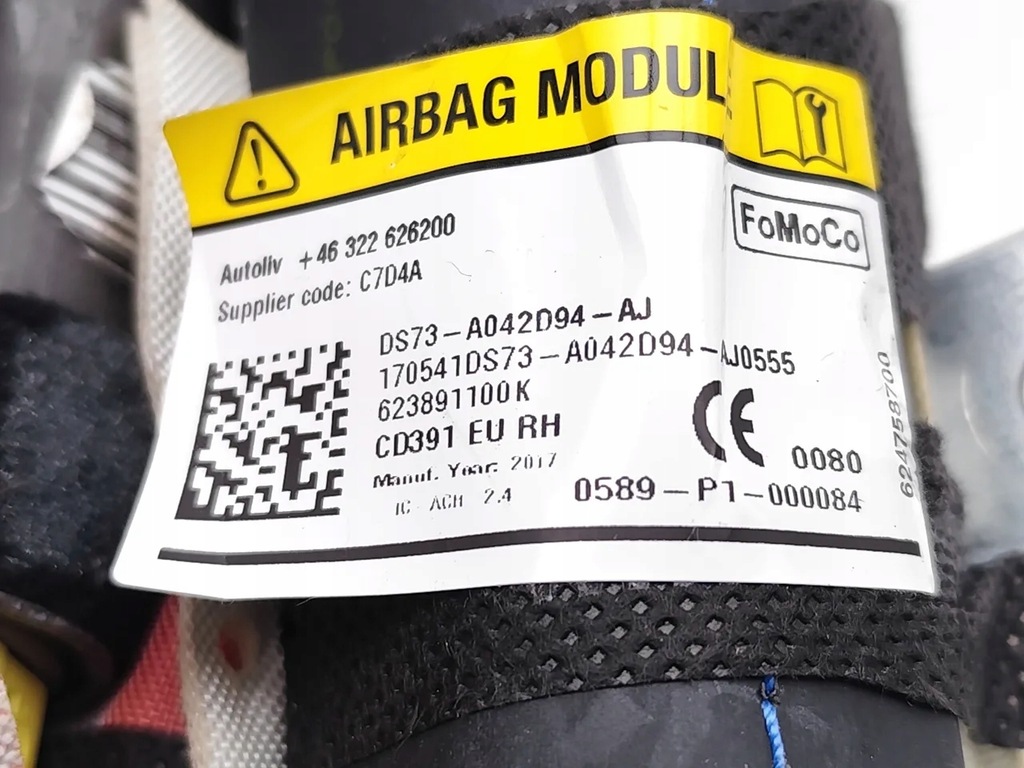 Airbag Ford Mondeo στη σωστή οροφή 2017 hatchback Product image
