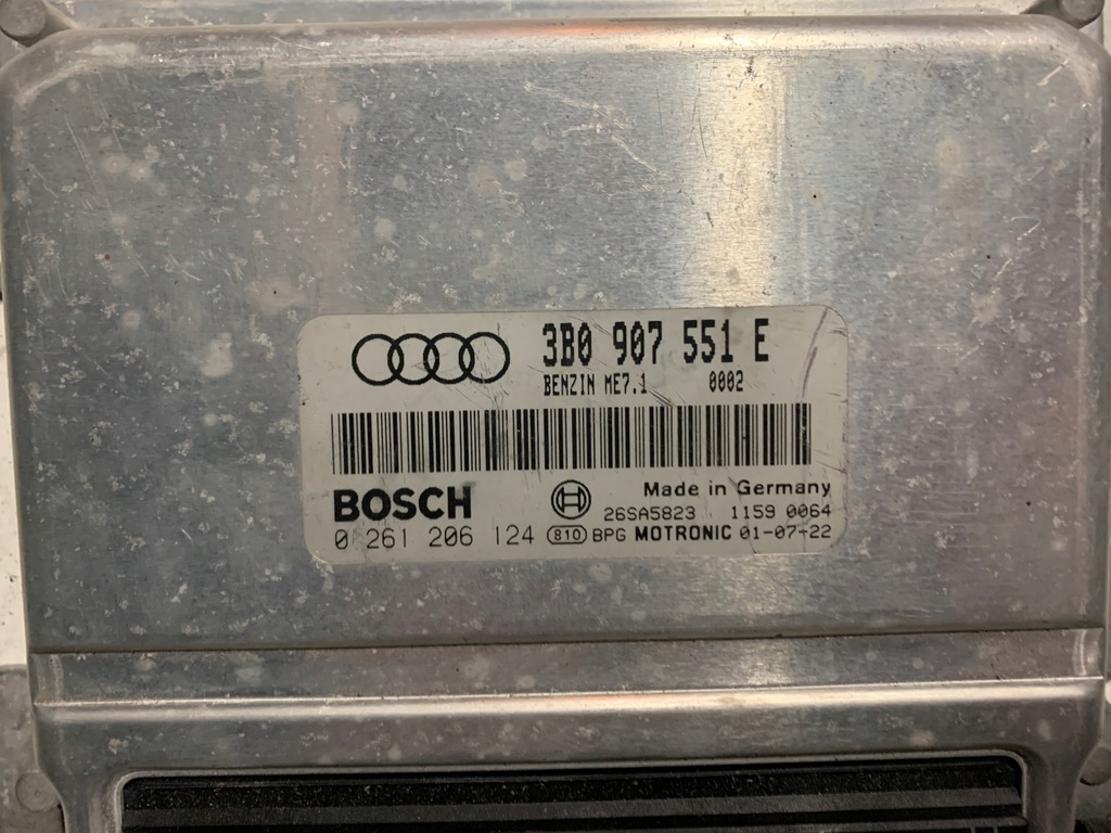 COMPUTER AUDI A8 2.8 0261206124 3B0907551E Product image