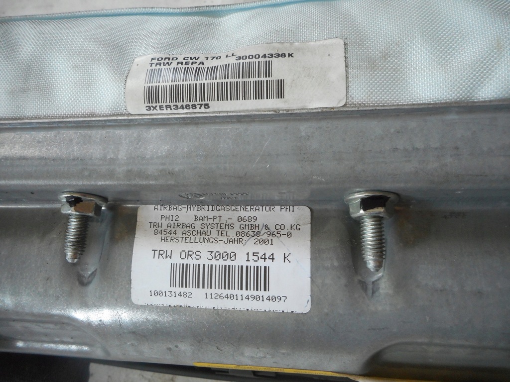 ΚΑΛΥΜΜΑ ΑΕΡΟΣΑΚΟΥ ΕΠΙΒΑΤΟΥ FORD FOCUS MK1 Product image