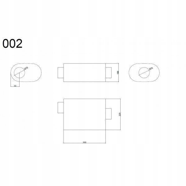 Μεσαίο σιγαστήρα 76mm RM TUNING SPORT RM Motors_B R Product image