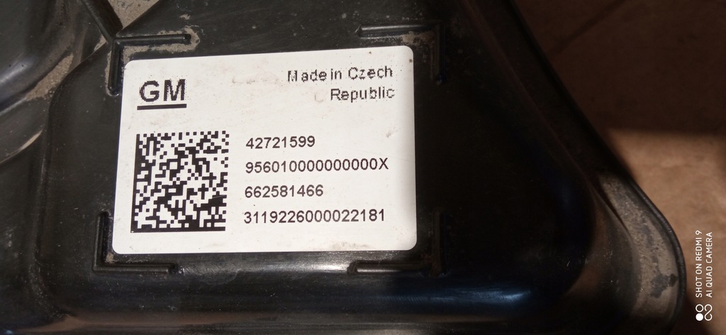 OPEL ASTRA K ADBLUE TANK 42721599 Product image