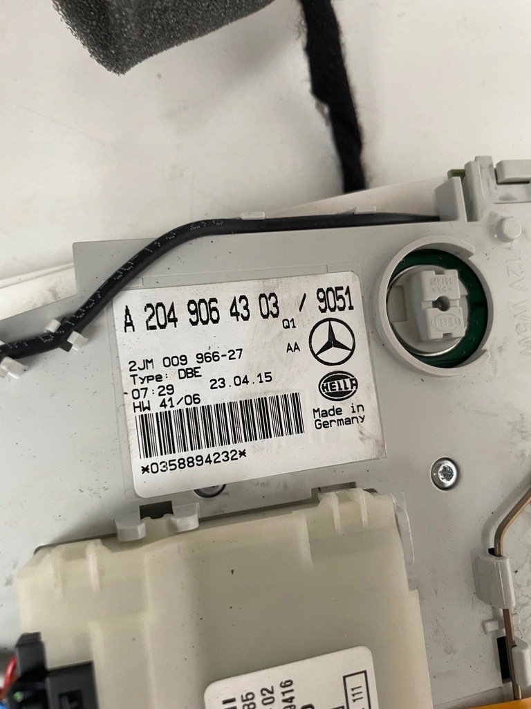 Φωτισμός καμπίνας Mercedes W204 C Class Product image