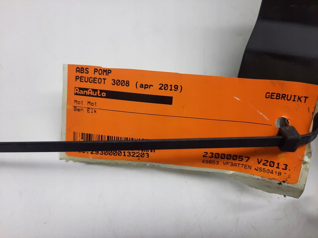 PEUGEOT 3008 ΕΛΕΓΧΟΣ ΑΝΤΛΙΑΣ ABS MODULE 9833214480 9824311280 970203 190209 Product image