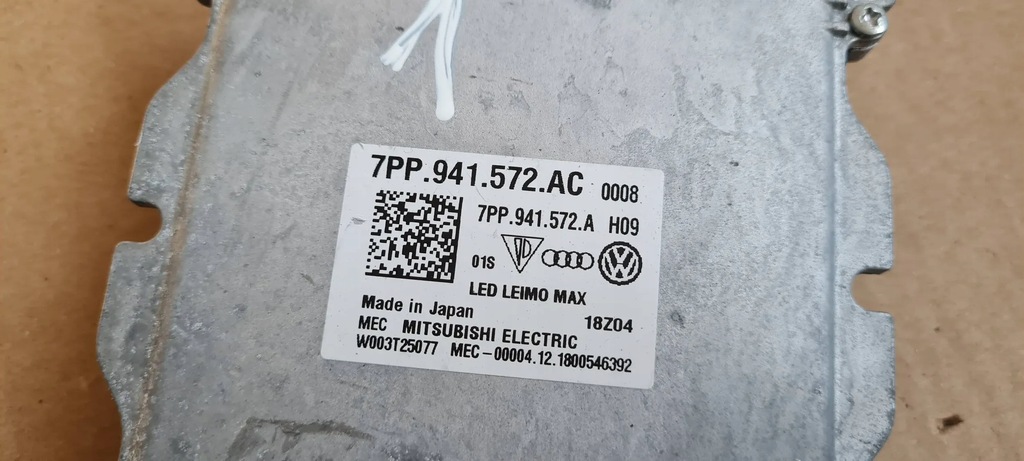 Q5 80A LED Converter Front Lamp 7pp941572ac VW Audi Product image