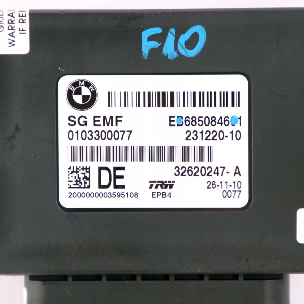 Μονάδα χειρόφρενου BMW F10 F11 F12 6850846 Product image