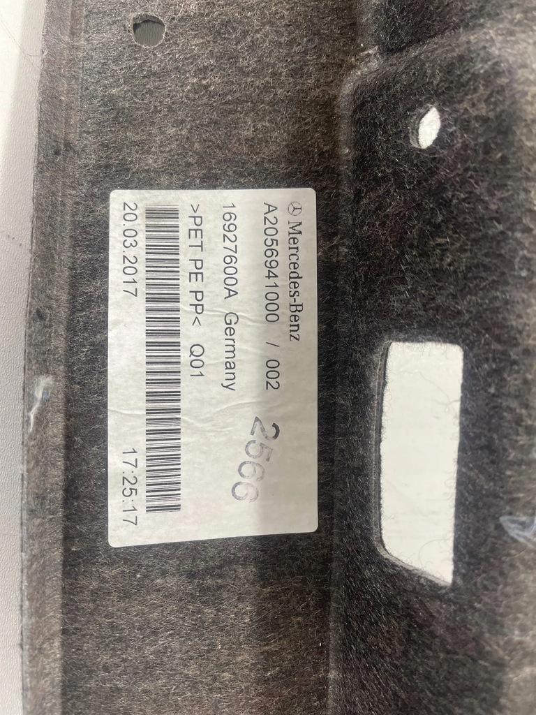 Μοκέτα Mercedes-Benz C W205 2018 Product image