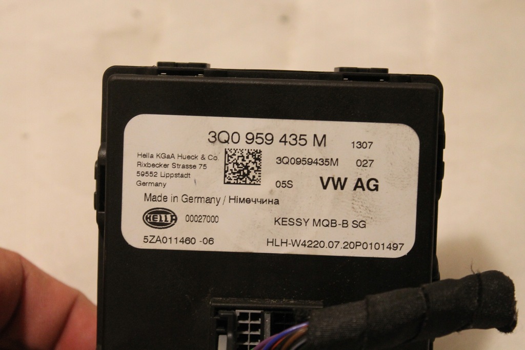 VW PASSAT B8 MODUL KESSY ΚΑΘΙΣΜΑ ΧΩΡΙΣ ΚΛΕΙΔΙ AUDI TIGUAN Product image