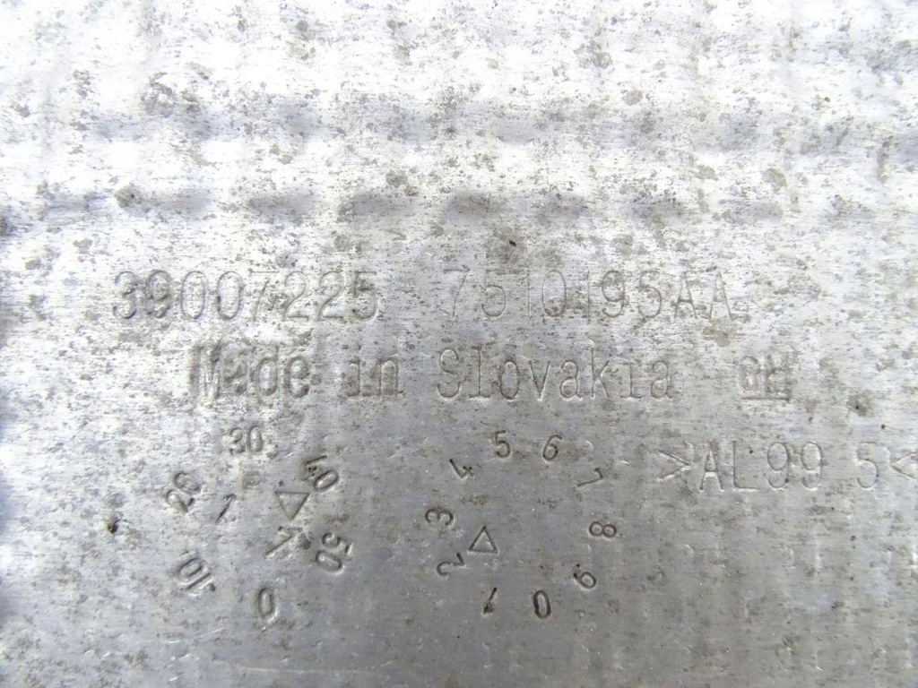 OPEL ASTRA K 15-22 Σιγαστήρα ΕΞΑΤΜΙΣΗΣ HEAT SHIELD 39007225 Product image