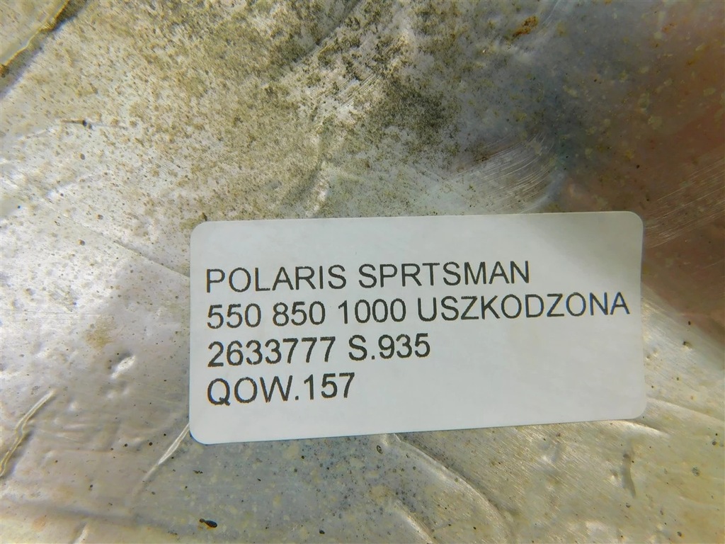 ΚΑΛΥΜΜΑ Σιγαστήρα ΕΞΑΤΜΙΣΗΣ POLARIS SPORTSMAN 550 850 1000 ΖΗΜΙΜΕΝΟ 2633777 Product image