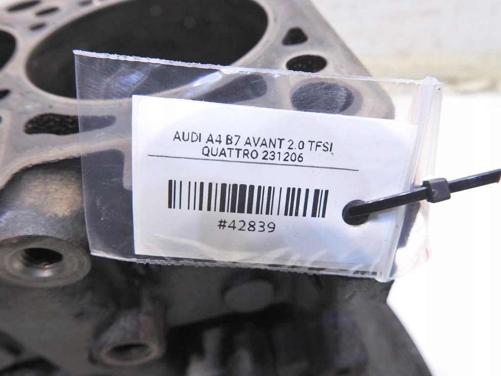 ENGINE BLOCK AUDI A4 B7 2.0 TFSI BWE Product image