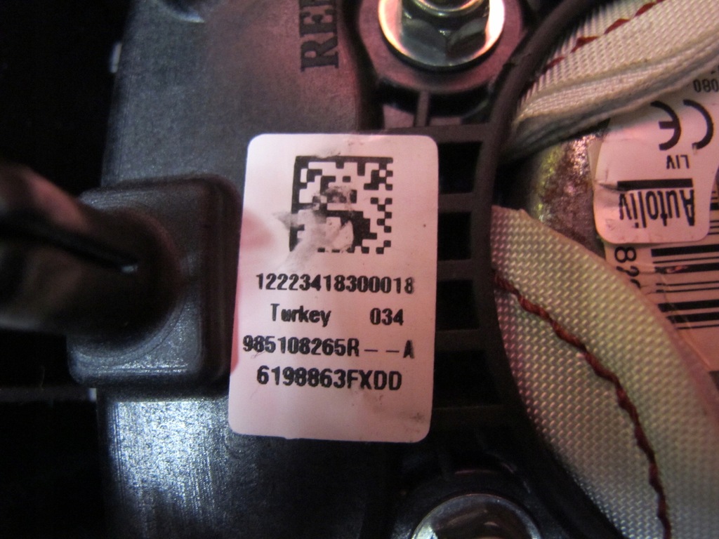 CLIO 4 IV AIRBAG PILLOWS ΠΑΝΕΛ ΚΟΝΣΟΛΑ COCKPIT Product image