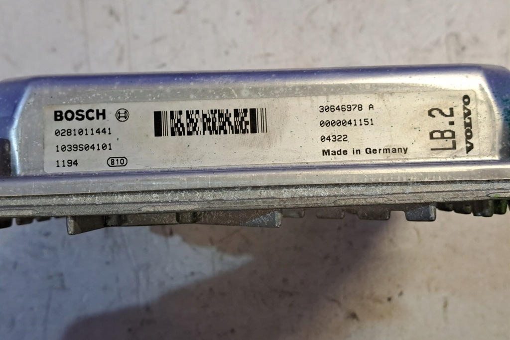 ECU Volvo XC90 και 0281011441 2.4L Diesel 120kW 2005 Υπολογιστής κινητήρα Product image