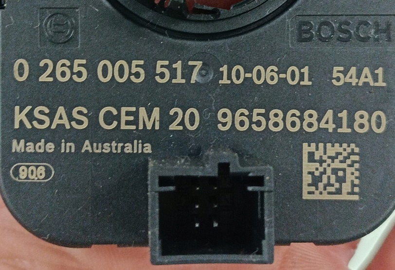 CITROEN C4 I 10 R ΑΙΣΘΗΤΗΡΑΣ ΓΩΝΙΑΣ ΤΙΜΟΝΙΟΥ Product image