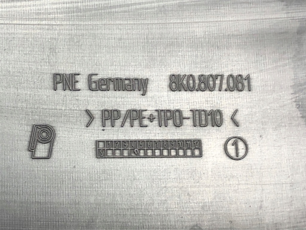 Κάλυμμα εμπρός ζώνης 8K0807081 Audi A4 B8 2.0 TDI 143km 08-15 Product image