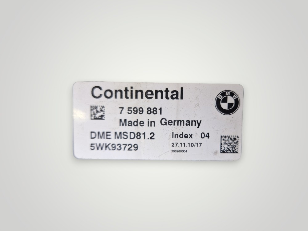 BMW E81 E60 E61 E90 E91 E92 E93 Z4 2.0I N43 B20A Computer Engine Controller Product image