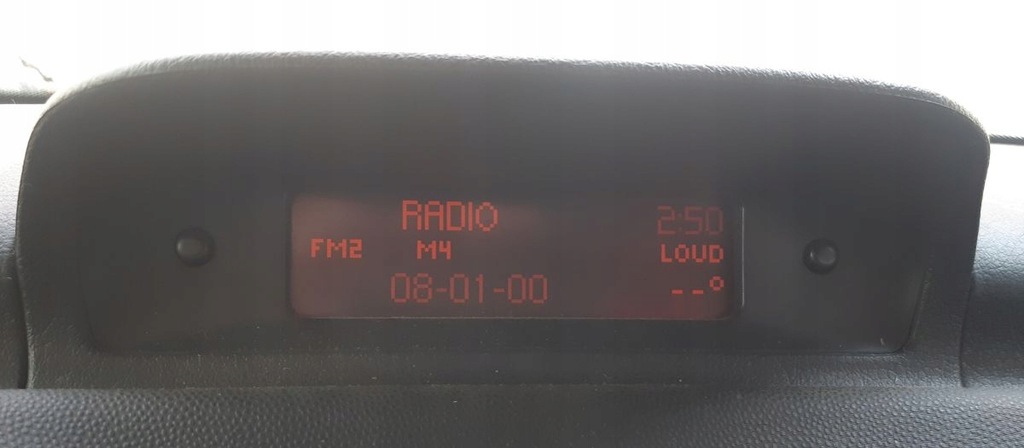 Οθόνη οθόνης Peugeot Radio 307 2001-2005 Πριν από την ανύψωση 9640963777 Product image