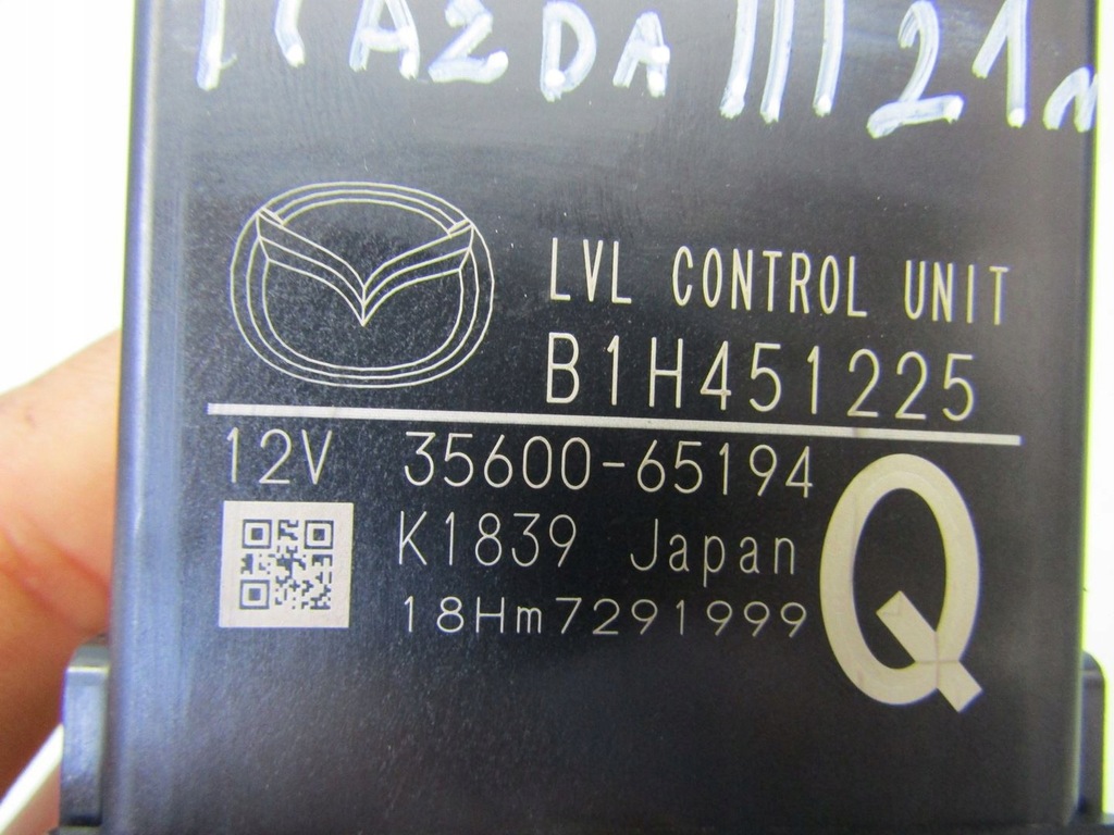 MAZDA 3 BP IV 21R LIGHT CONTROL MODULE LVL CONTROL 35600-65194 B1H451225 Product image