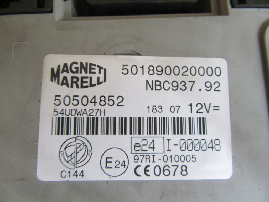Κουτί μονάδας Fiat Magneti Marelli 50504852 Product image