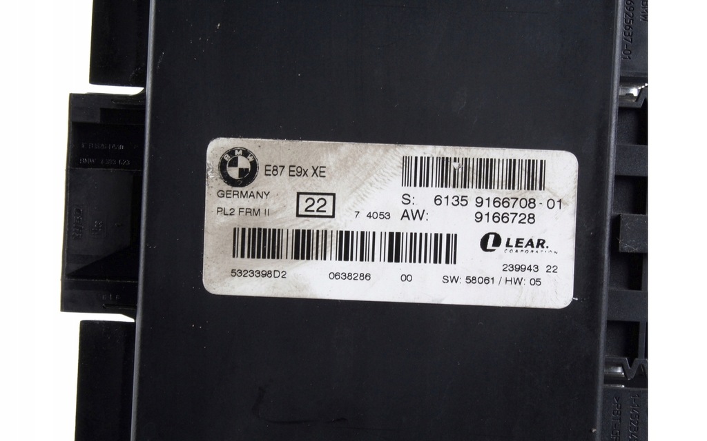 ΜΟΝΑΔΑ ΕΛΕΓΧΟΥ ΦΩΤΙΣΜΟΥ BMW E87 E90 E91 9166708 Product image