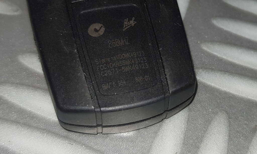BMW E60 E87 E90 ΚΛΕΙΔΙ GROT ΚΛΕΙΔΙ ΑΝΑΦΛΕΞΗΣ ΡΑΔΙΟΤΗΛΕΧΕΙΡΙΣΤΙΚΟ 868MHZ 6954808 Product image