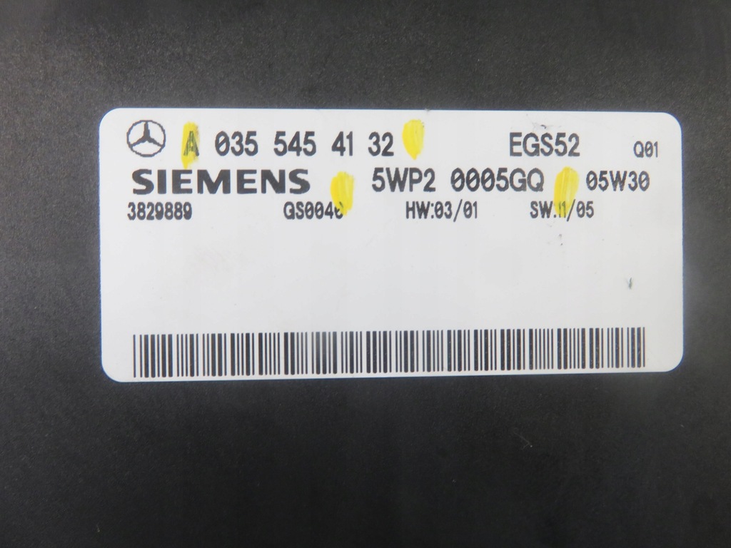 ΧΕΙΡΙΣΤΗΡΙΟ ΜΕΤΑΔΟΣΗΣ MERCEDES 211 320 T CDI 0355454132 5WP20005GQ Product image