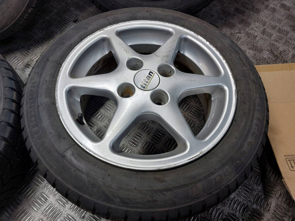 ΧΕΙΜΕΡΙΝΑ ΖΑΝΤΕΣ 4Χ100 6Jx14 ET37 165/65R14 HYUNDAI MAZDA KIA HONDA TOYOTA Product image