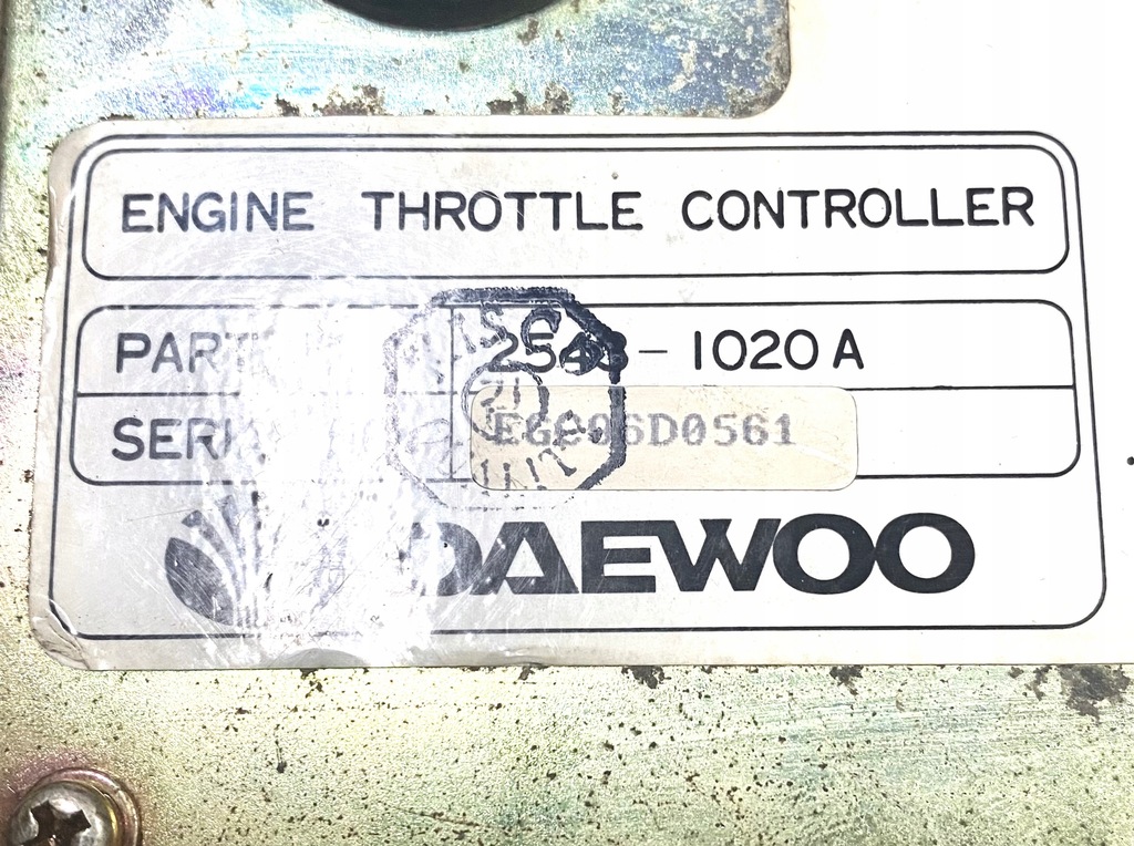 Ελεγκτής εκσκαφέα SOLAR Daewoo Doosan 2543-1020A Product image