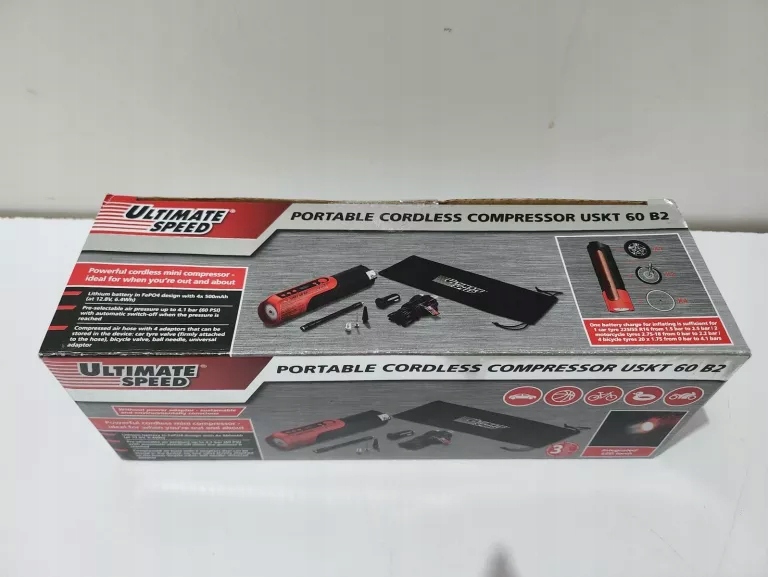 ULTIMATE SPEED USKT 60 B2 ΦΟΡΗΤΟΣ ΣΥΜΠΙΕΣΤΗΣ Product image