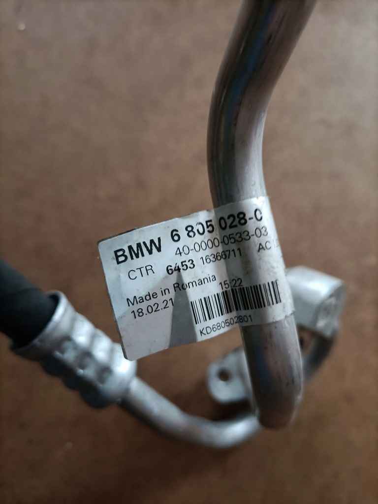 Εύκαμπτος σωλήνας κλιματισμού BMW G20 G21 6805028 Product image