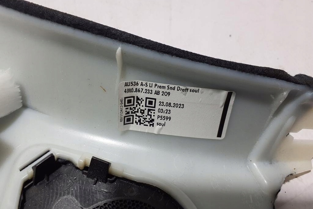 Αριστερά αριστερό κάλυμμα πυλώνα Audi Q7 (4M) 4M0867233AB 3.0L Hybrid 2023 Product image