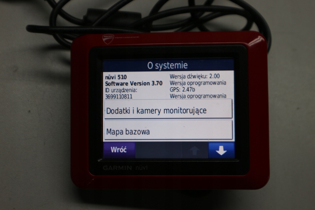GARMIN NUVI 510 DUCATI MOTORCYCLE NAVIGATION Product image
